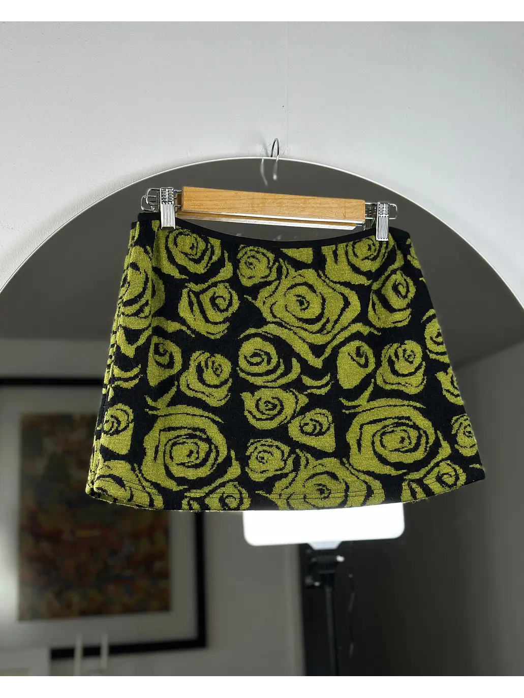 Falda mini floreada 4
