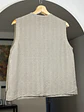 Top gris seda y lino - Miniatura 5