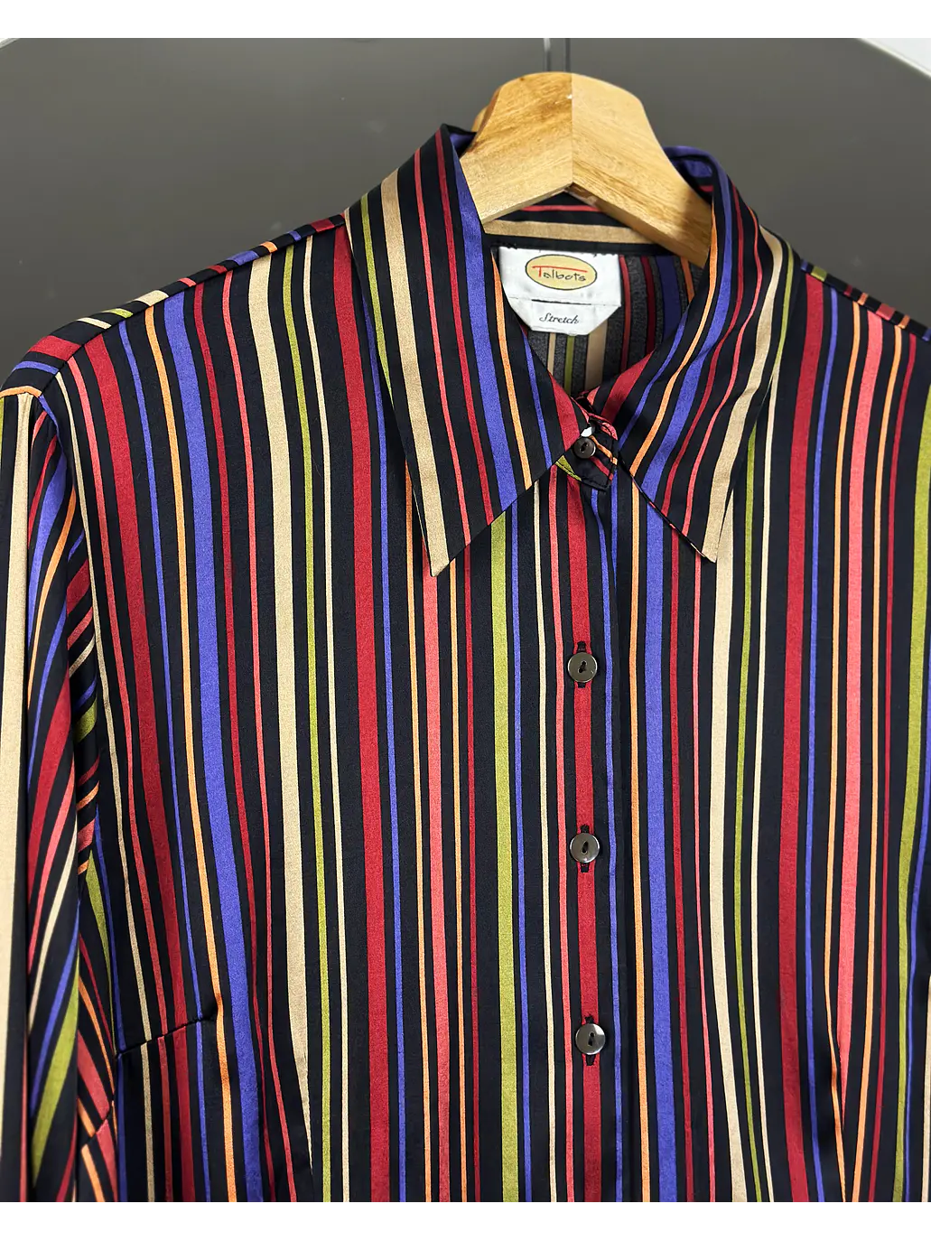 Camisa de seda rayada  2