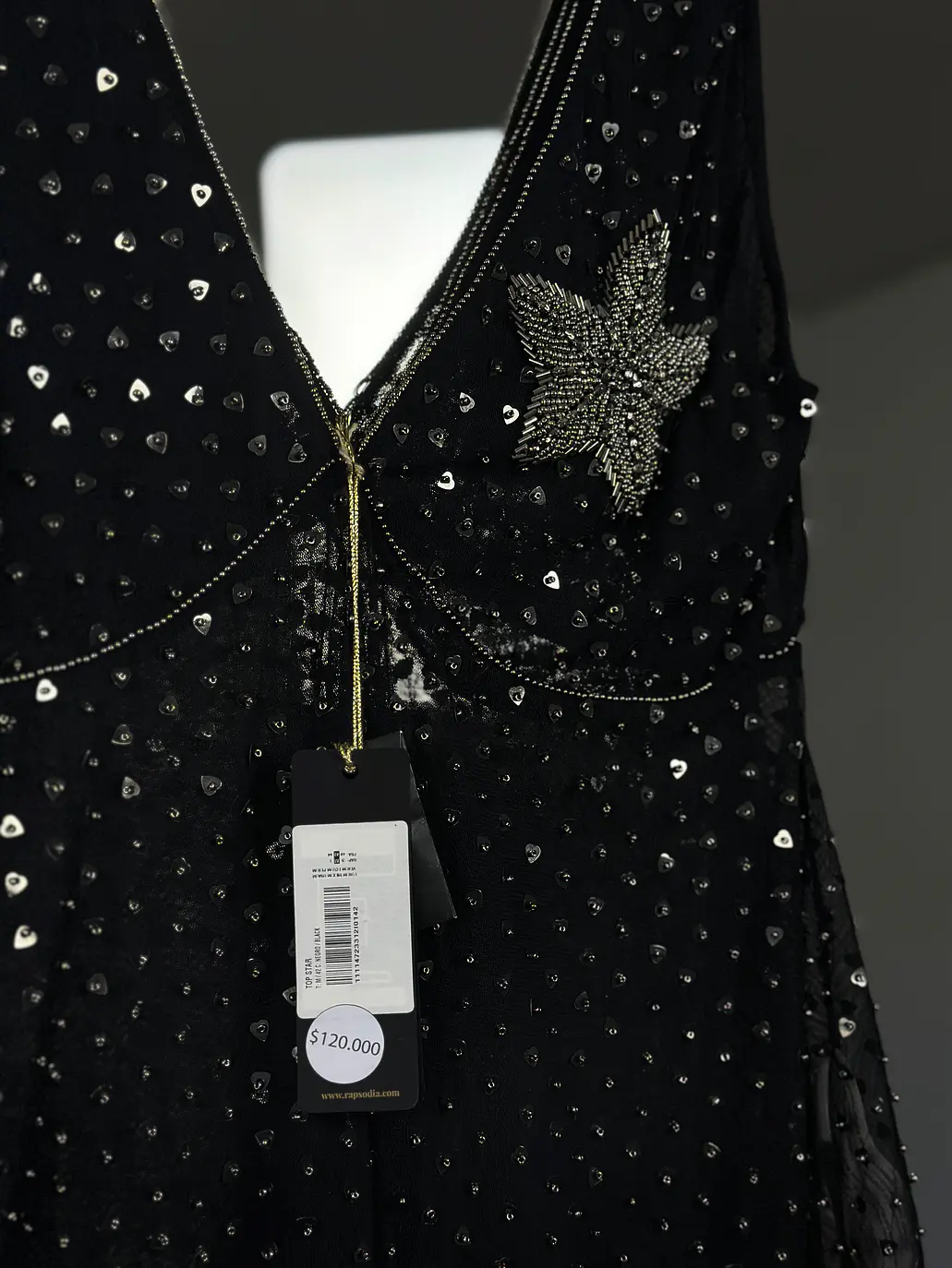 Top de malla bordado 6