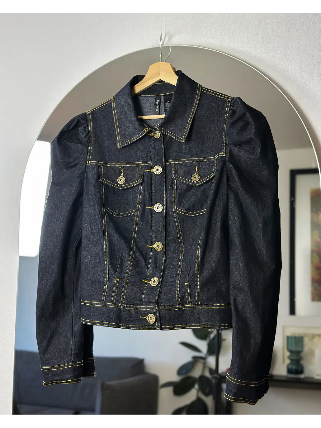 Chaqueta de mezclilla azul 1