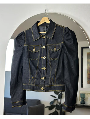 Chaqueta de mezclilla azul