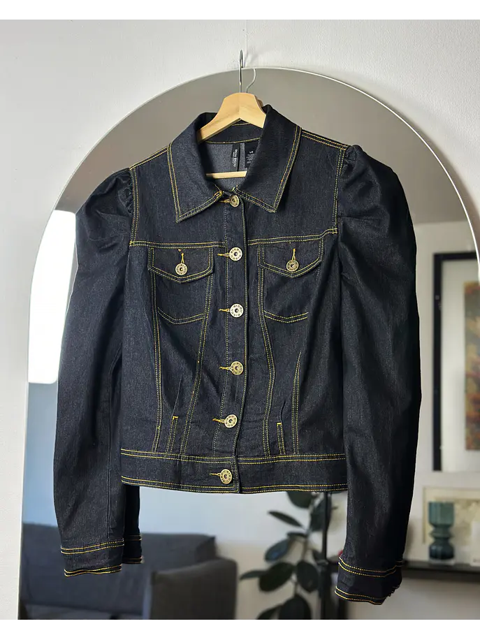 Chaqueta de mezclilla azul 1