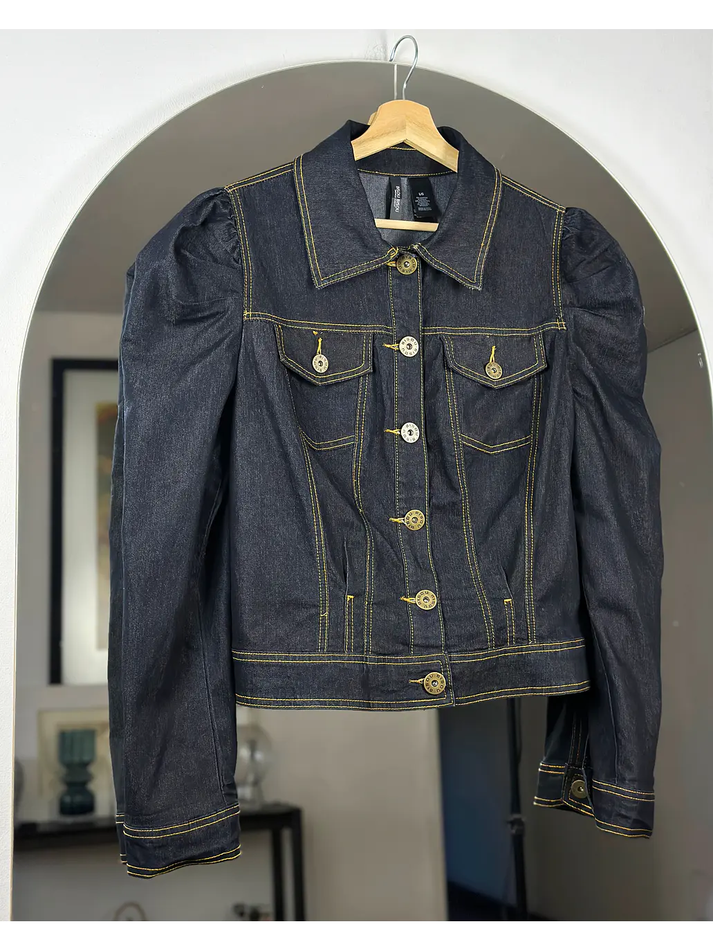 Chaqueta de mezclilla azul 2