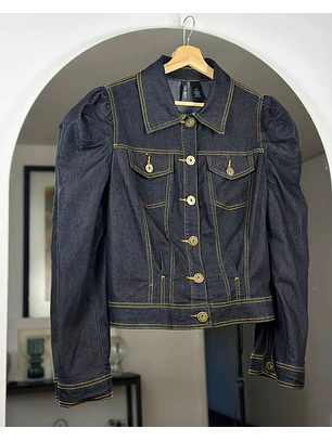 Chaqueta de mezclilla azul