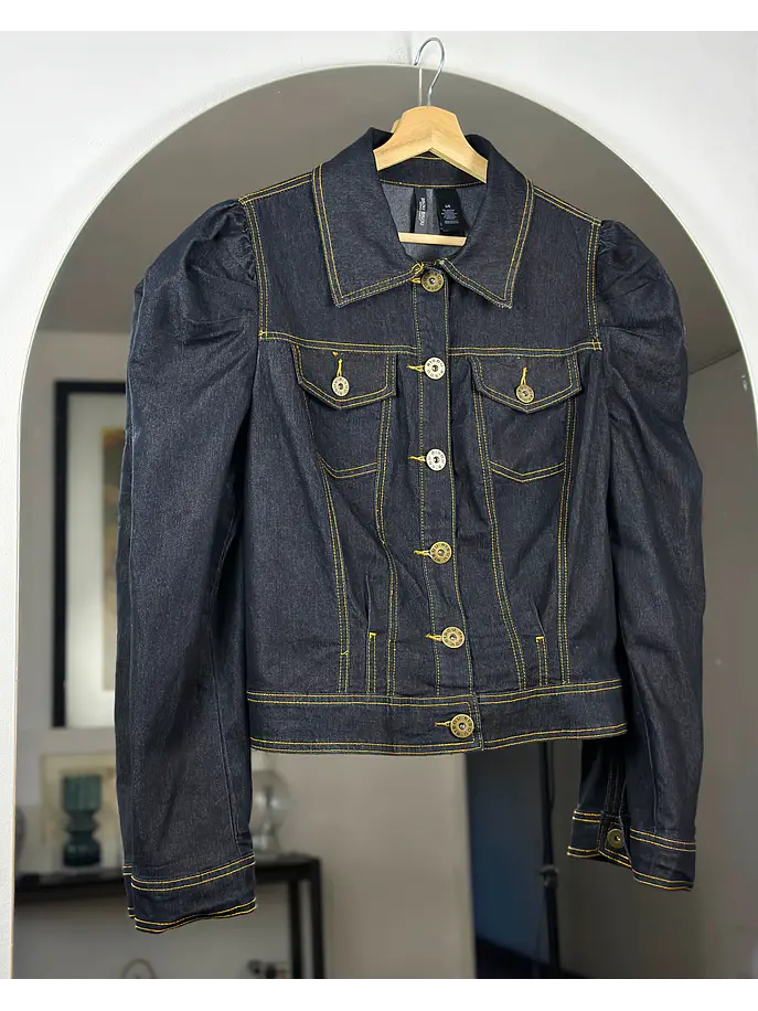 Chaqueta de mezclilla azul 2