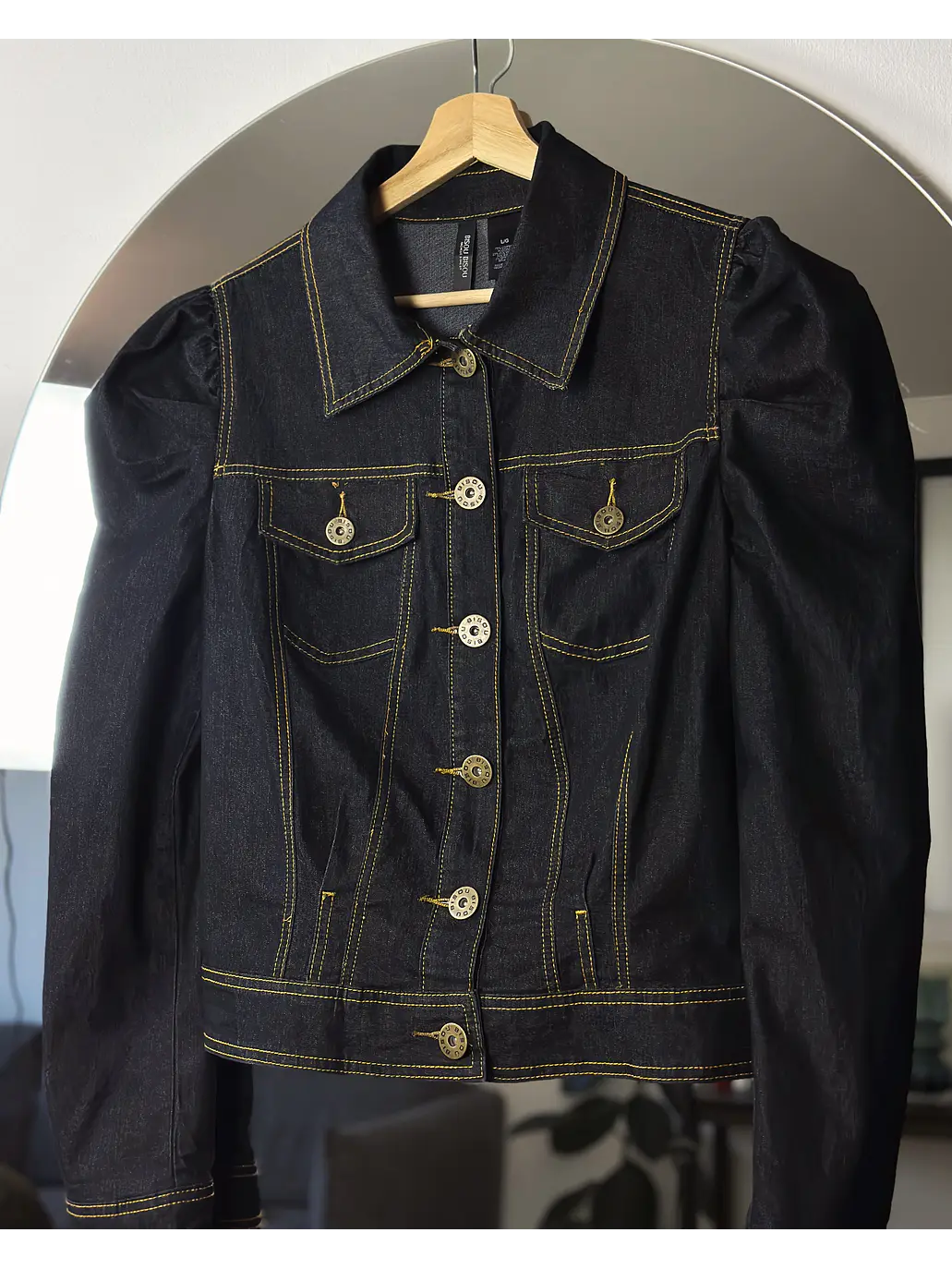 Chaqueta de mezclilla azul 3
