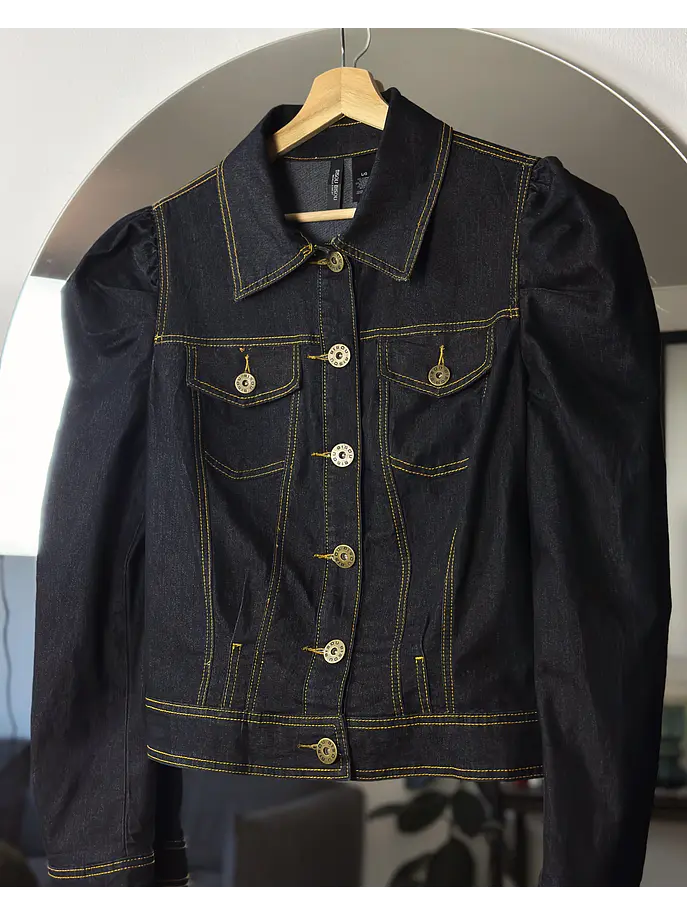Chaqueta de mezclilla azul 3