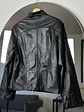Chaqueta de cuero negra  - Miniatura 3