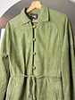 Chaqueta de cuero verde  - Miniatura 5