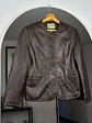Chaqueta de cuero café - Miniatura 2