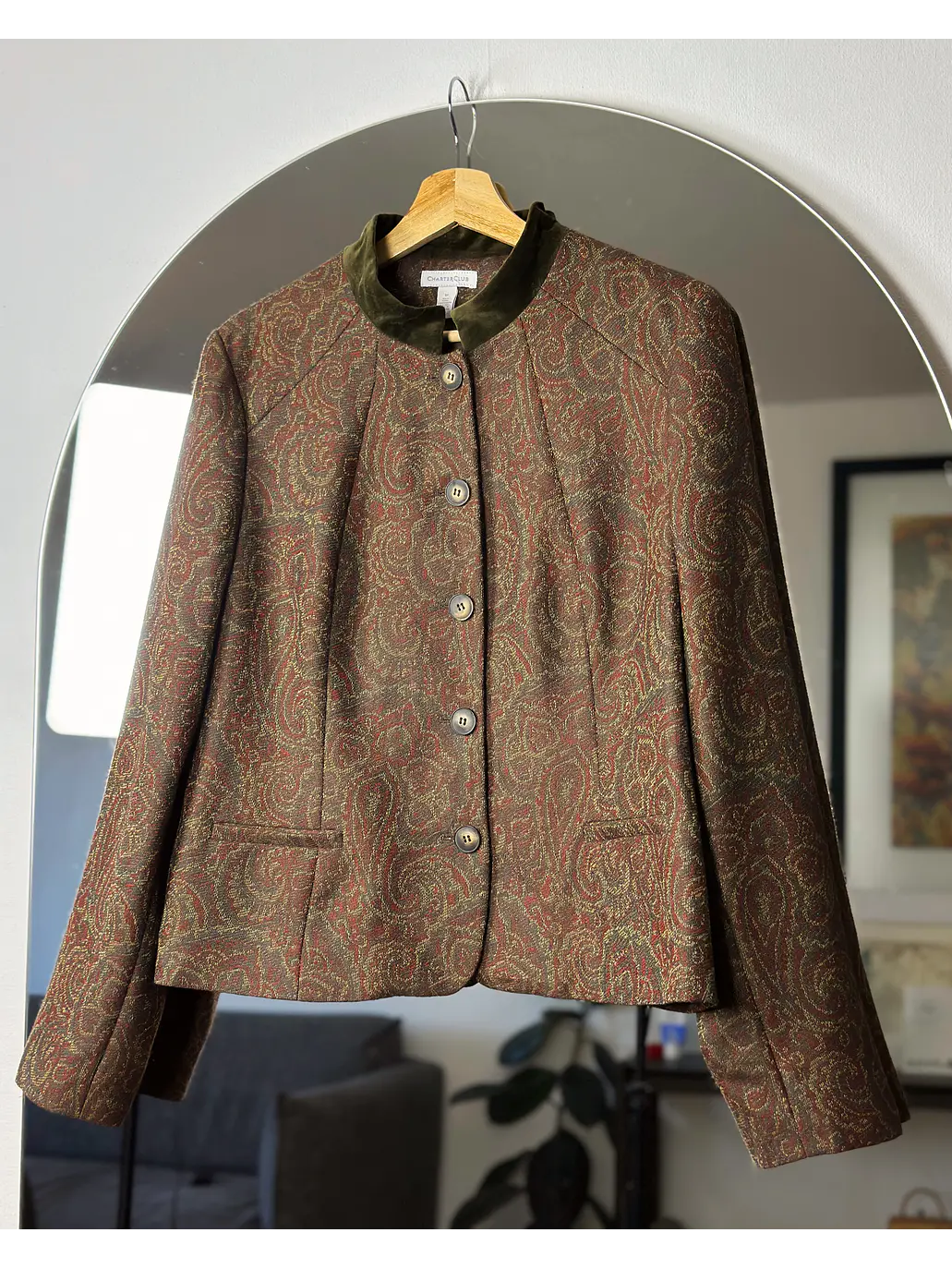 Chaqueta diseño pasley de lana 3