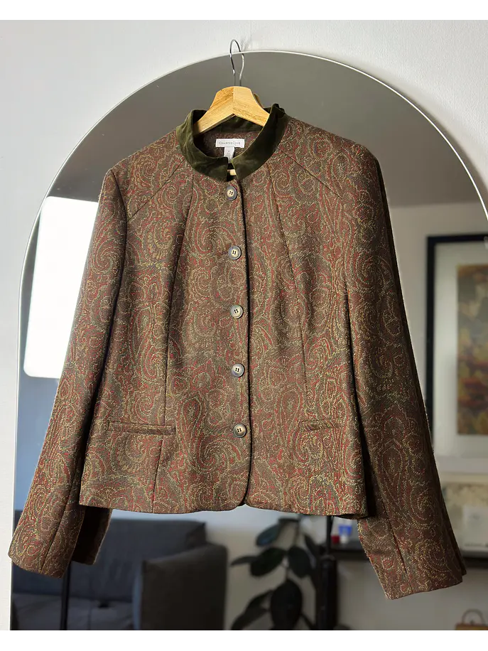 Chaqueta diseño pasley de lana 3