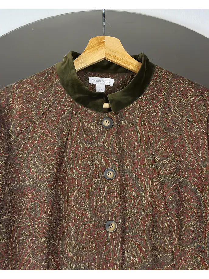 Chaqueta diseño pasley de lana 4