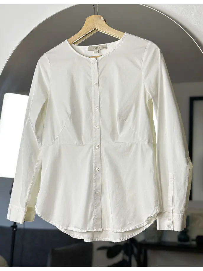 Camisa blanca entallada 1