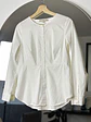 Camisa blanca entallada - Miniatura 1