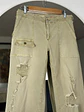 Pantalón beige tiro bajo - Miniatura 2