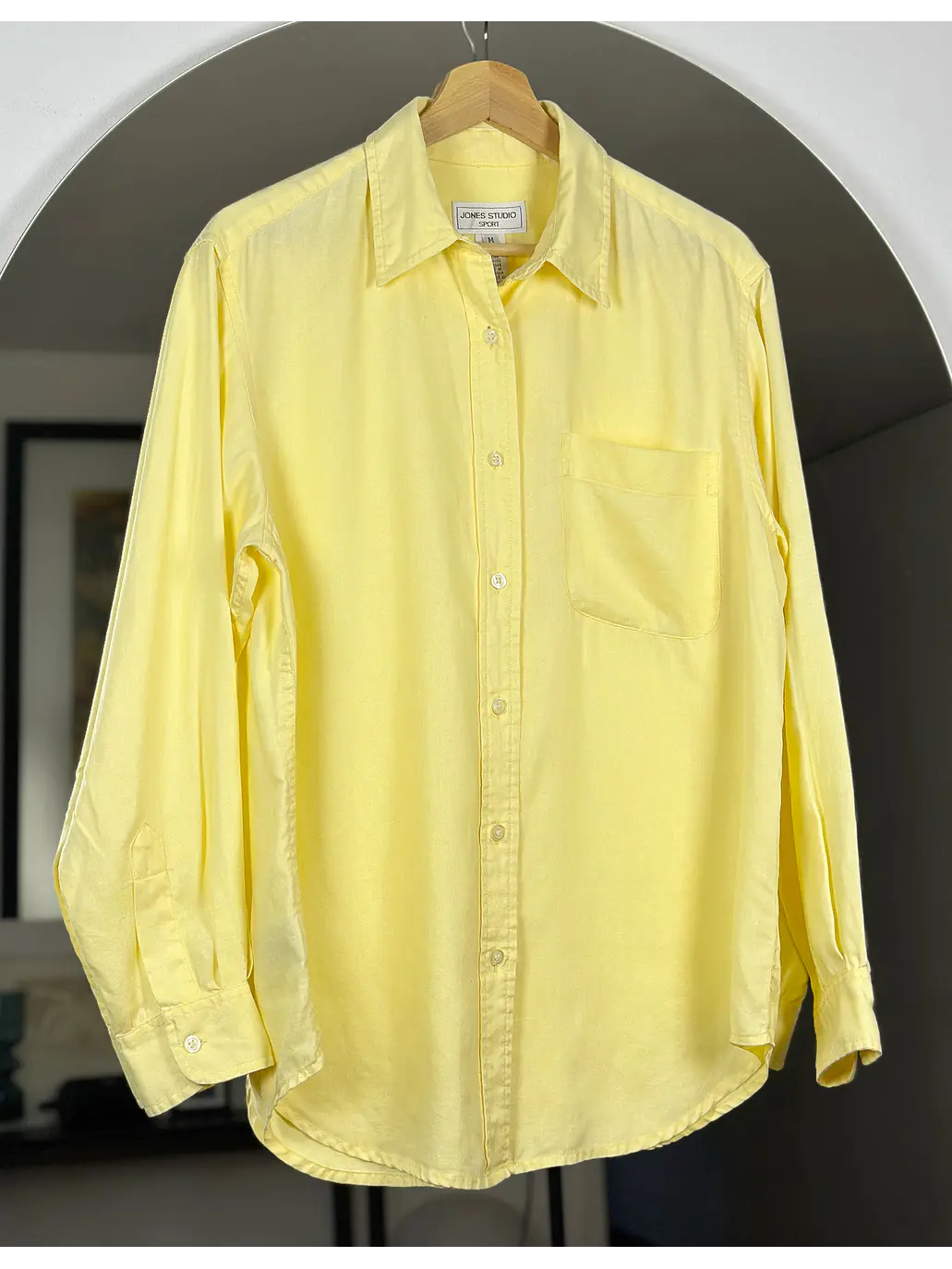 Camisa amarilla de lino 1