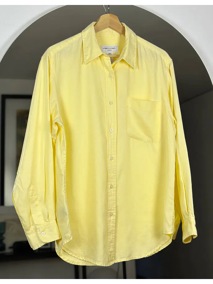 Camisa amarilla de lino 1