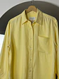 Camisa amarilla de lino - Miniatura 2
