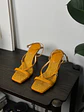 Sandalias de cuero naranja - Miniatura 3