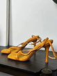 Sandalias de cuero naranja - Miniatura 4