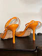 Sandalias de cuero naranja - Miniatura 6