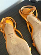 Sandalias de cuero naranja - Miniatura 9