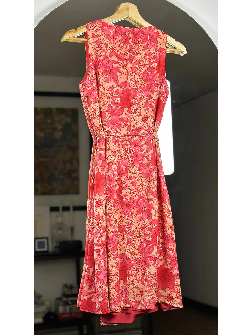 Vestido floreado de seda 4