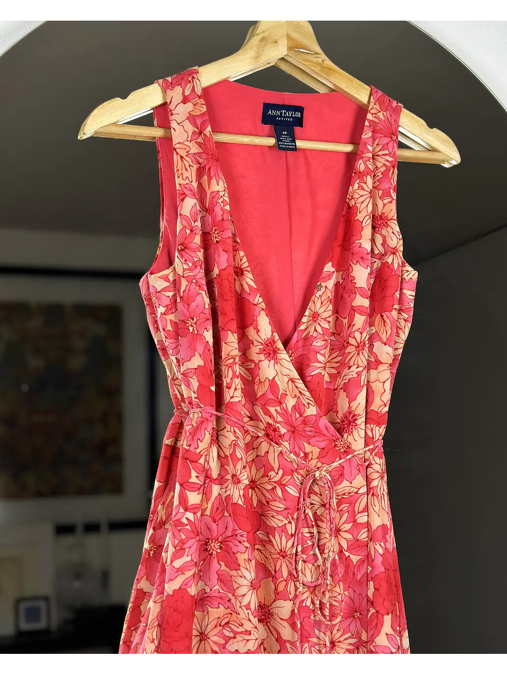 Vestido floreado de seda 2