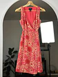Vestido floreado de seda - Miniatura 1