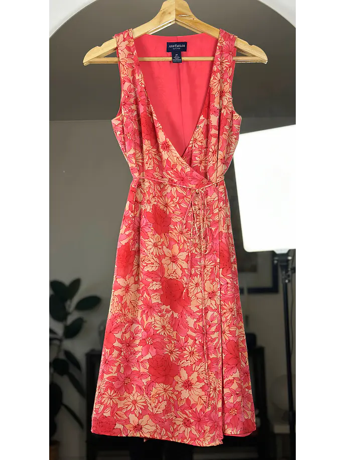 Vestido floreado de seda 3