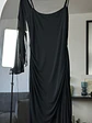 Enterito negro con mesh drapeado - Miniatura 2