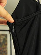 Enterito negro con mesh drapeado - Miniatura 6