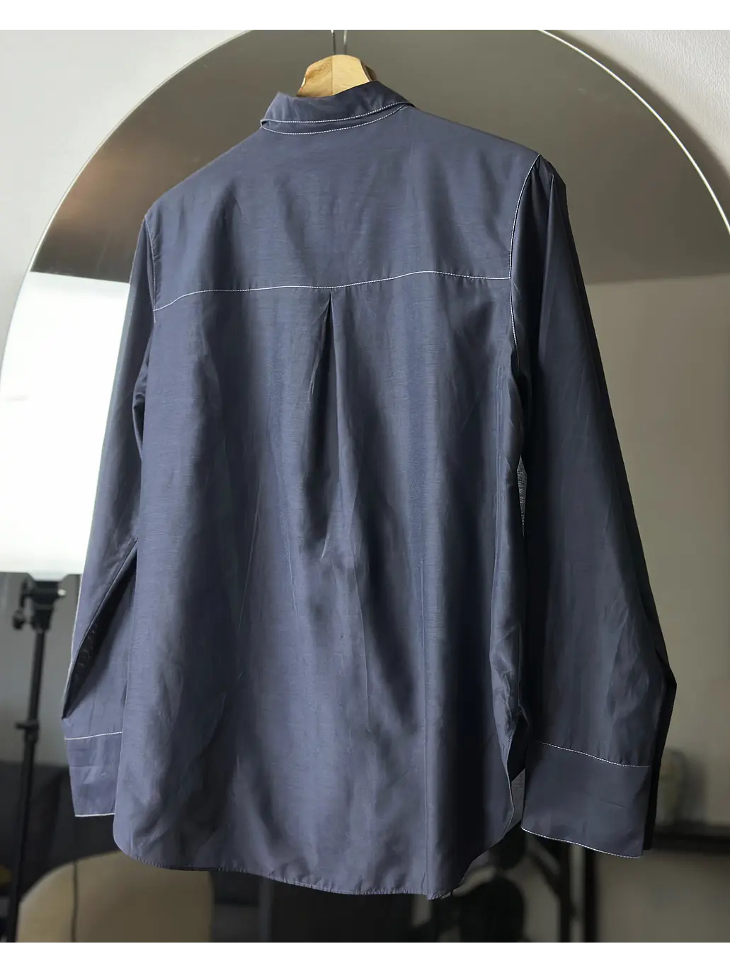 Camisa ploma azulada 3