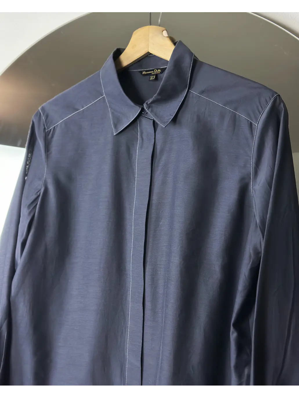 Camisa ploma azulada 2
