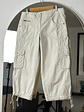 Pantalón capri beige  - Miniatura 1
