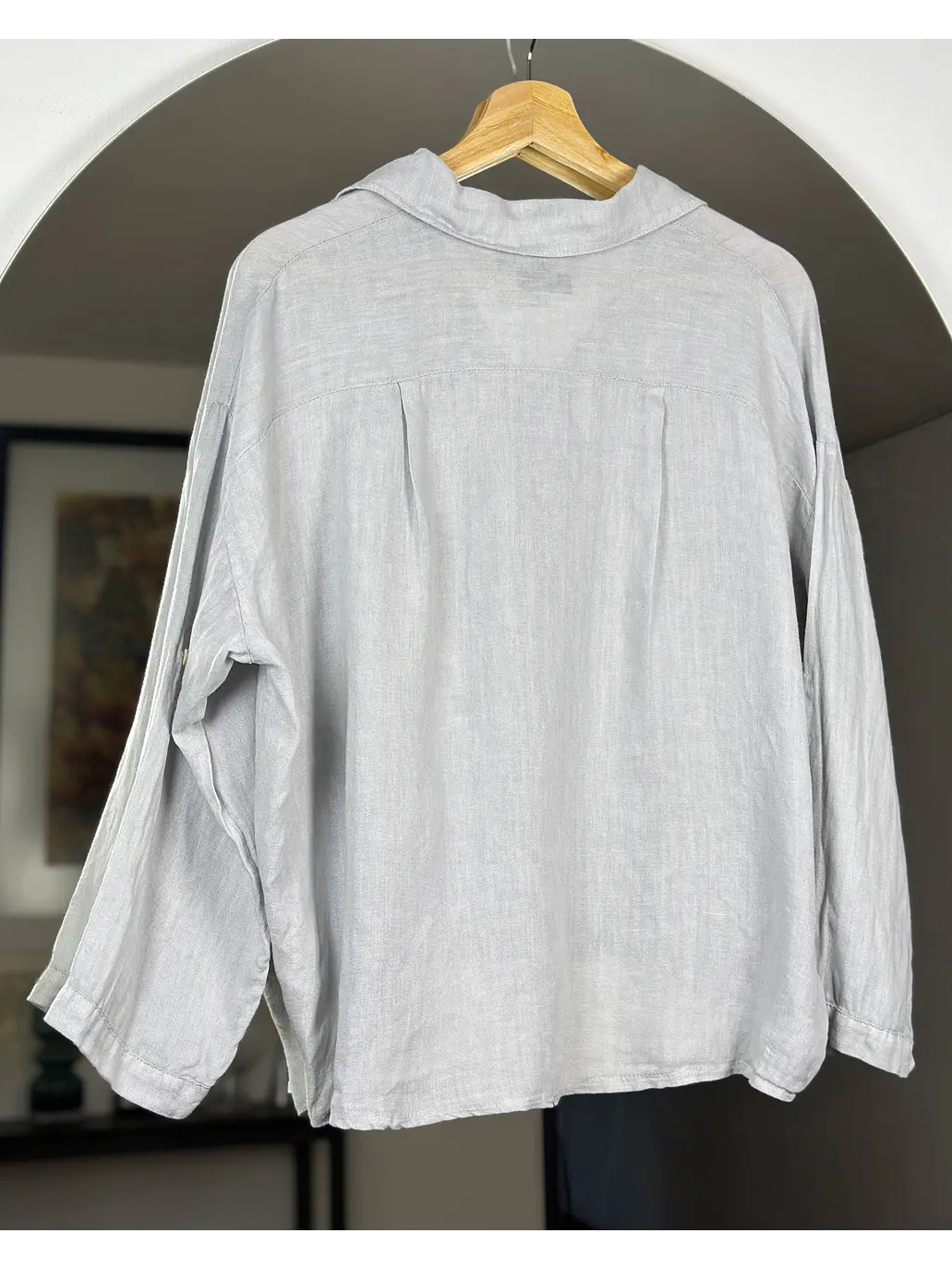 Camisa de lino oversize  5
