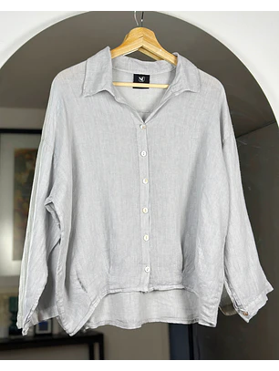 Camisa de lino oversize 