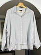 Camisa de lino oversize  - Miniatura 1
