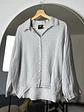Camisa de lino oversize  - Miniatura 6