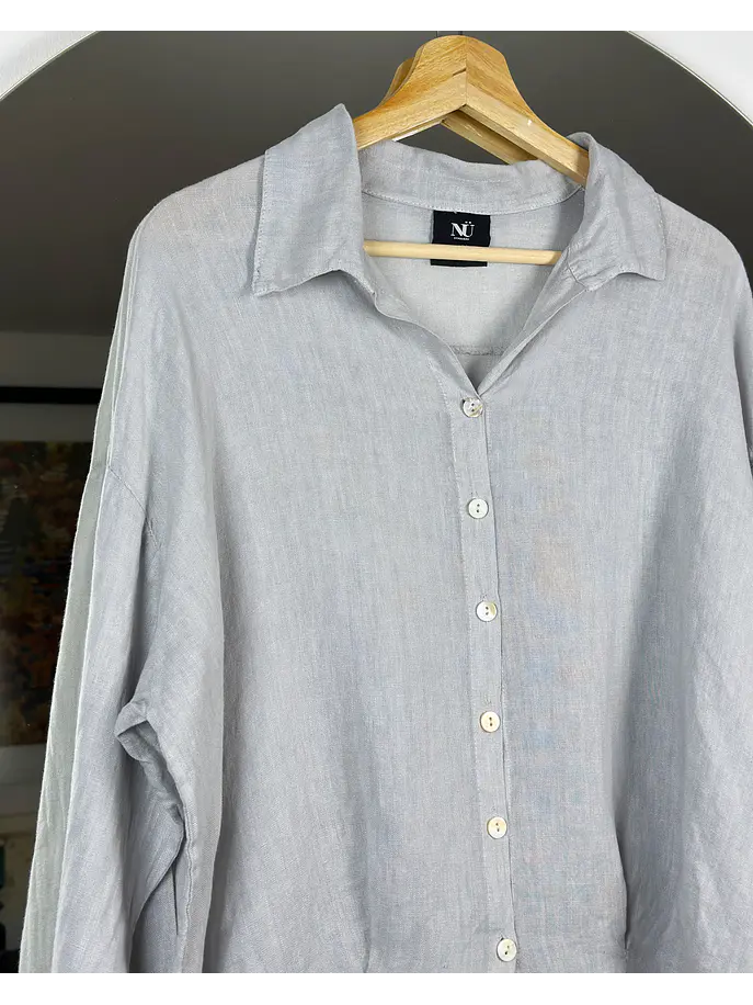 Camisa de lino oversize  3