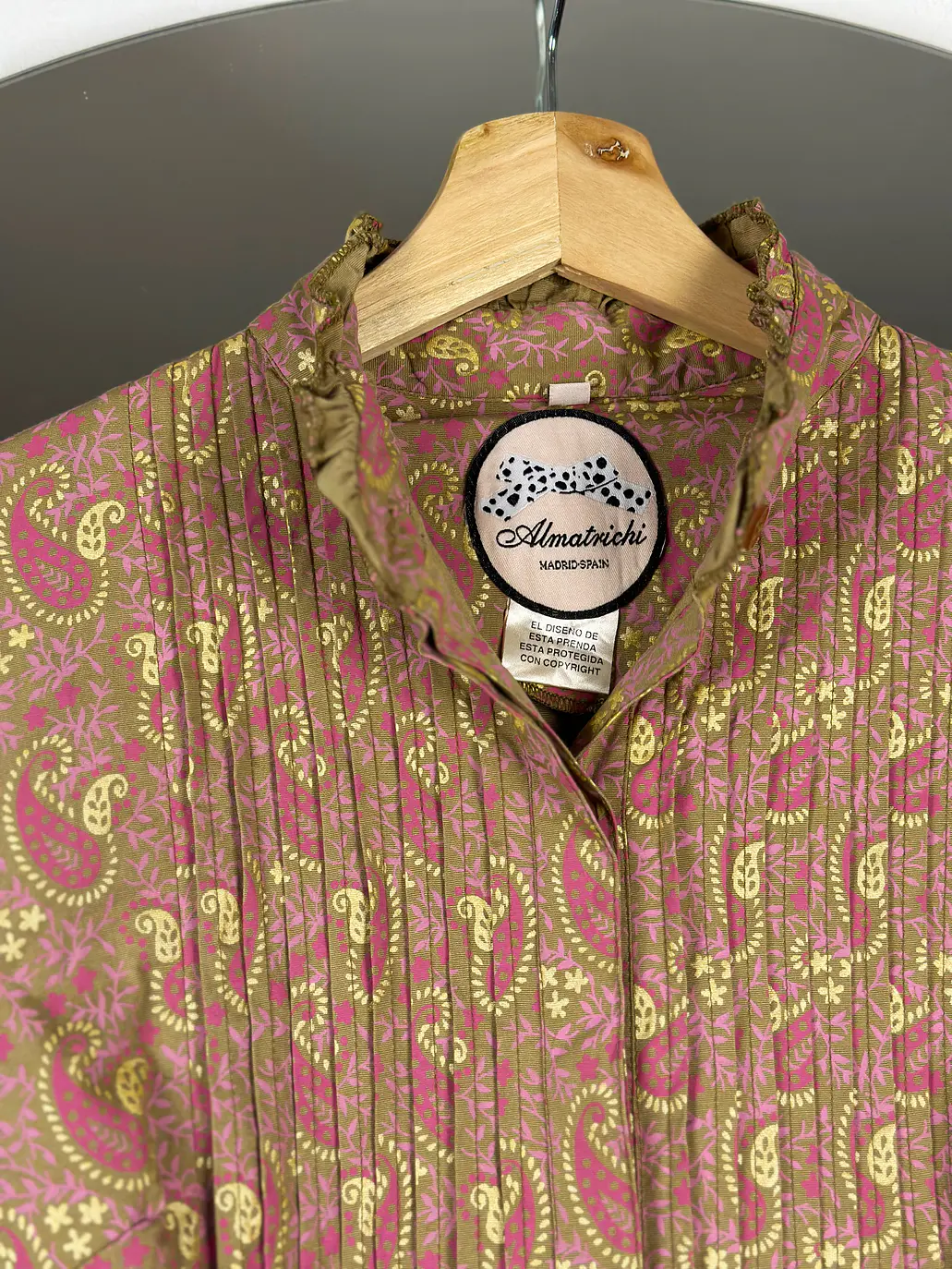 Camisa diseño paisley 7
