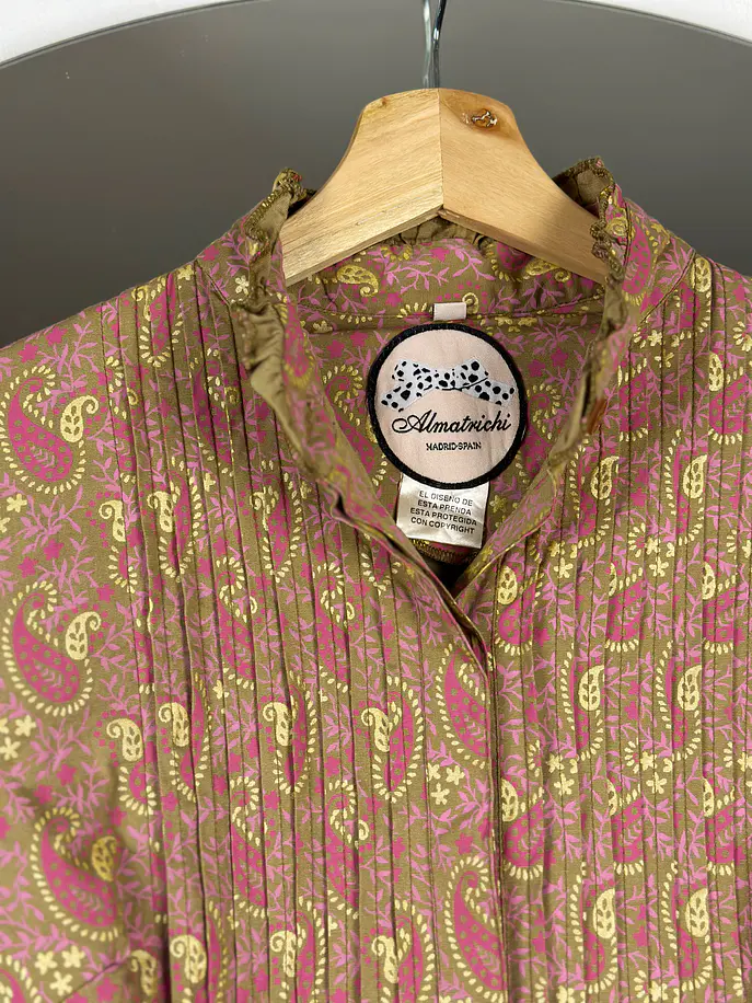 Camisa diseño paisley 7