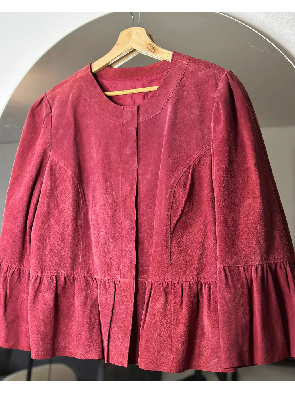 Chaqueta de cuero roja 2