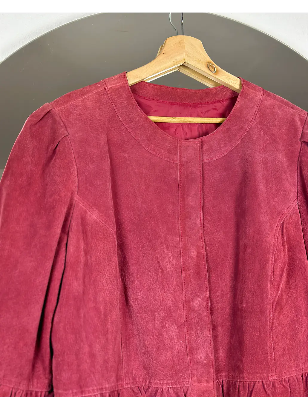Chaqueta de cuero roja 4