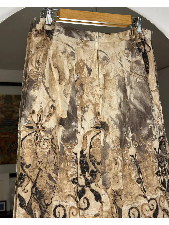 Falda larga estampada  4