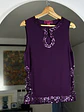 Top morado de seda  - Miniatura 1