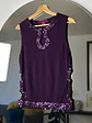 Top morado de seda  - Miniatura 3