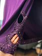 Top morado de seda  - Miniatura 4